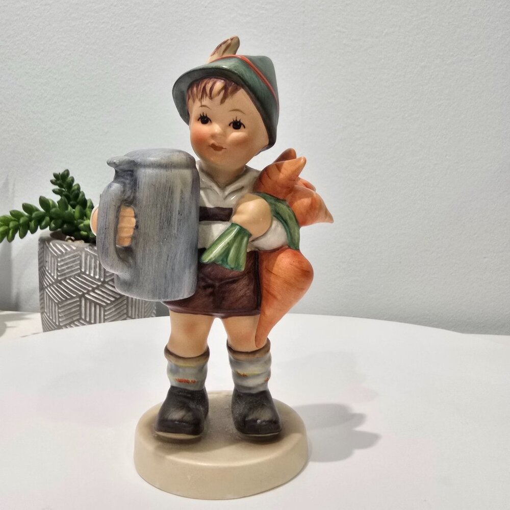 Goebel Hummel (M.I. Hummel) - Village Boy, No. 95, Western Germany, ~1955–1965